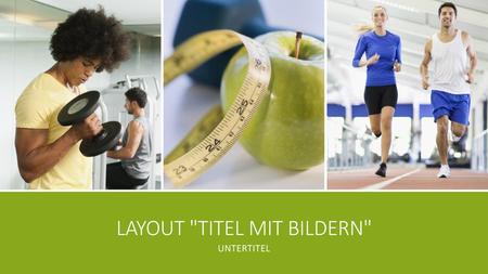 Layout Titel mit Bildern