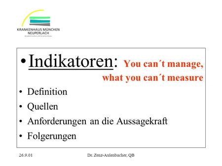 Dr. Zenz-Aulenbacher, QB