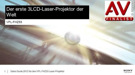 Der erste 3LCD-Laser-Projektor der Welt