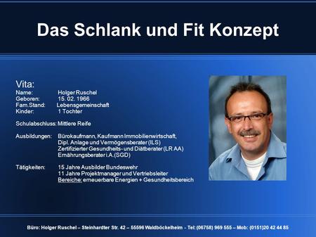 Das Schlank und Fit Konzept