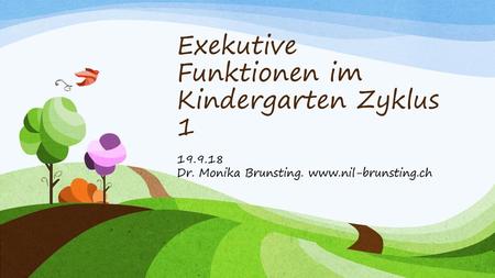 Exekutive Funktionen im Kindergarten Zyklus 1