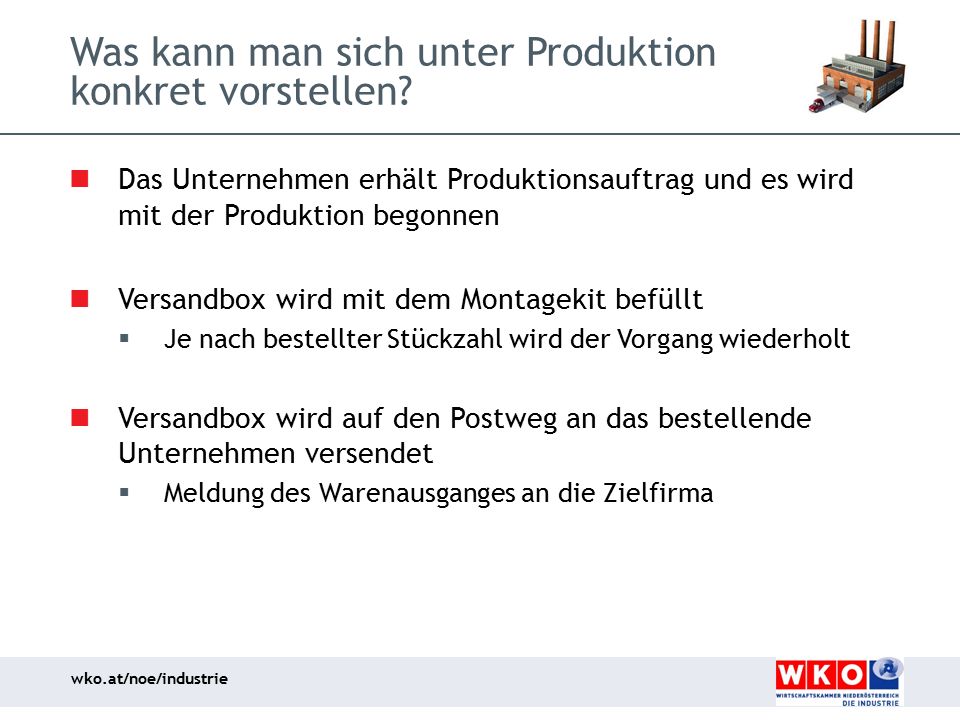 Was kann man sich unter Produktion konkret vorstellen