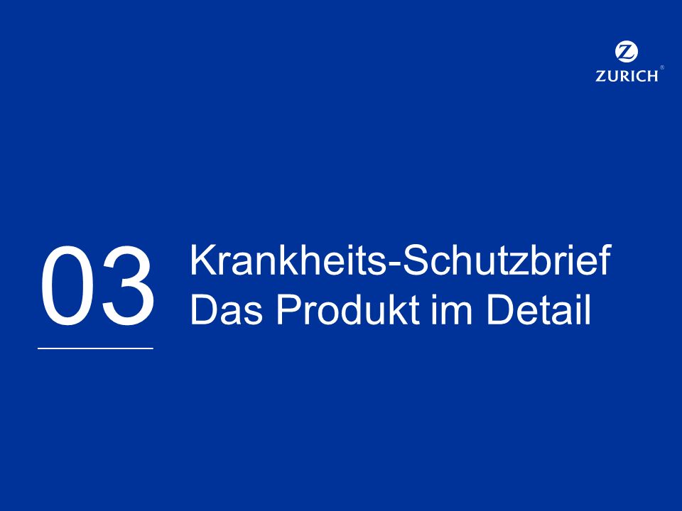 Krankheits-Schutzbrief Das Produkt im Detail