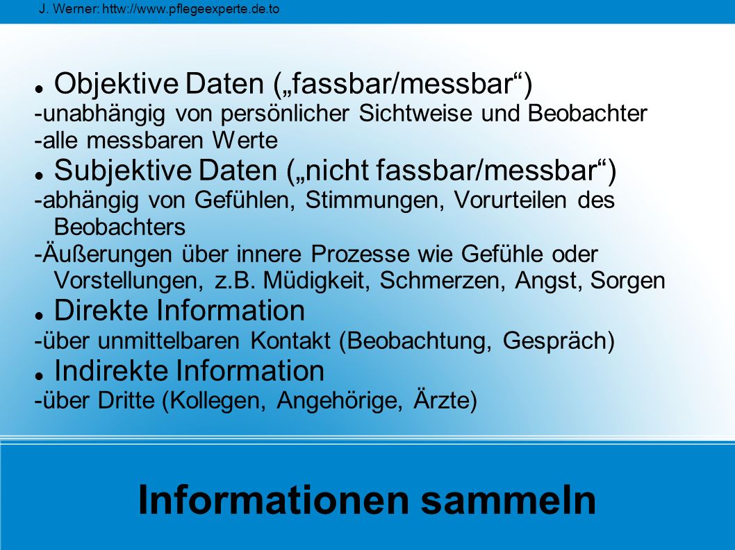 Pflegeprozess & Pflege-dokumentation Dozent: Jörn Werner - ppt video online  herunterladen