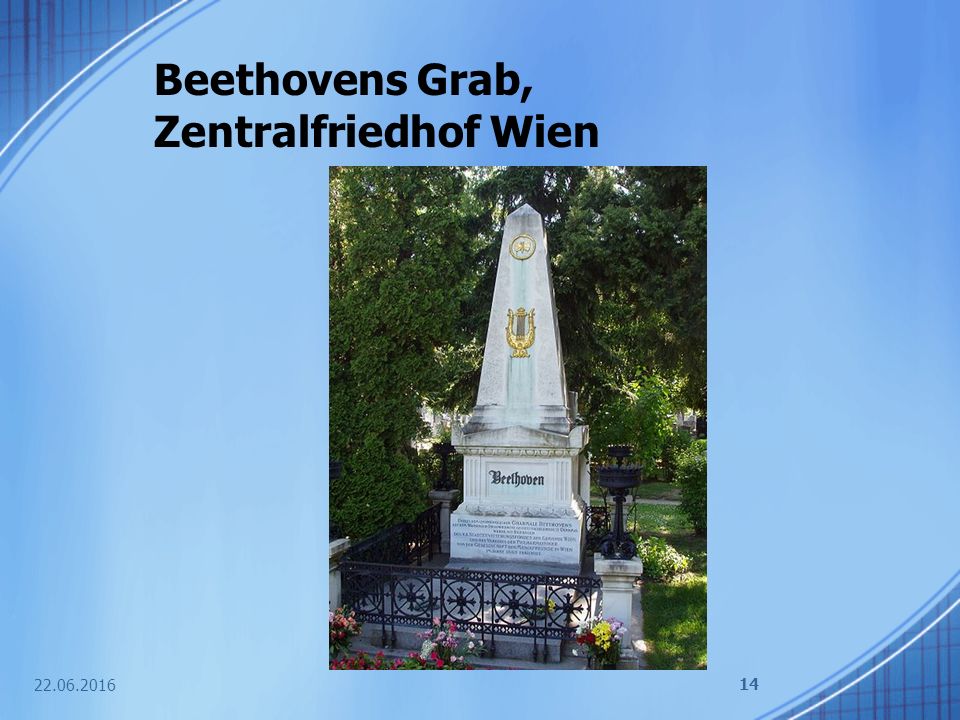 Beethovens Grab, Zentralfriedhof Wien