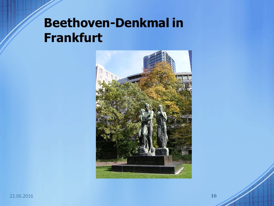 Beethoven-Denkmal in Frankfurt