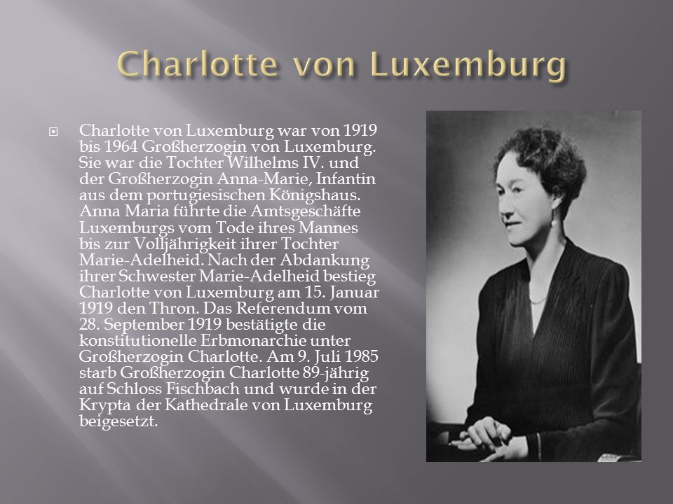 Charlotte von Luxemburg