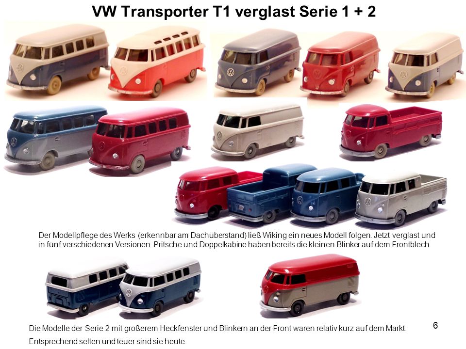 VW Transporter T1 verglast Serie 1 + 2