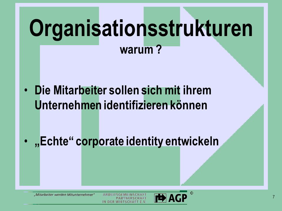 Organisationsstrukturen warum