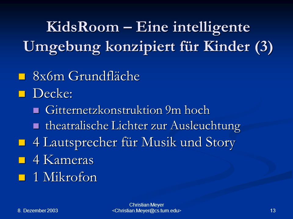 KidsRoom – Eine intelligente Umgebung konzipiert für Kinder (3)