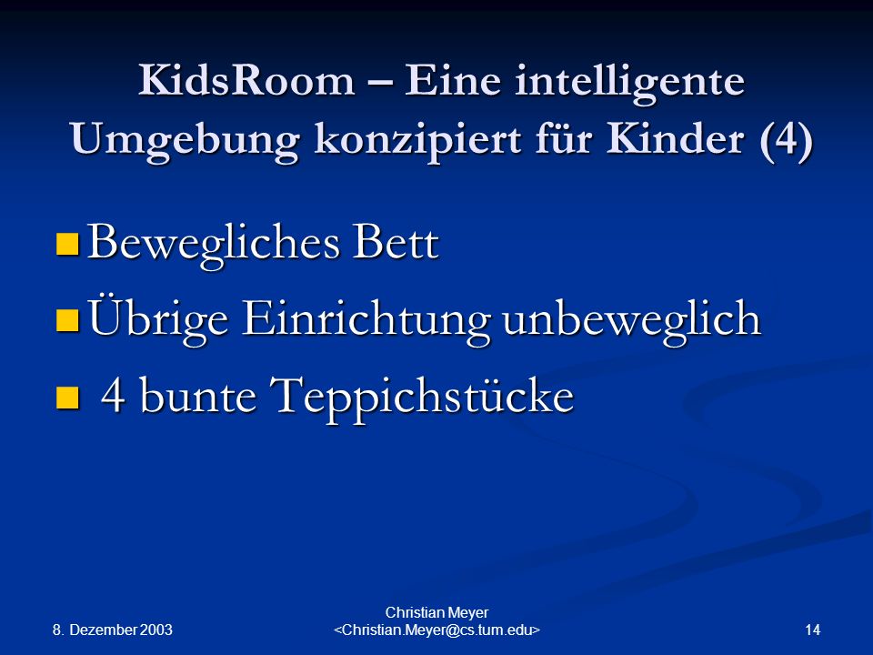KidsRoom – Eine intelligente Umgebung konzipiert für Kinder (4)