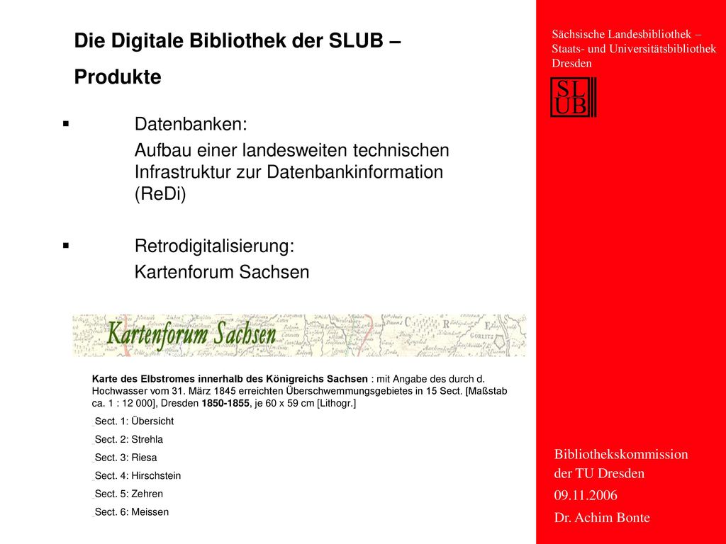Die Digitale Bibliothek der SLUB – Produkte