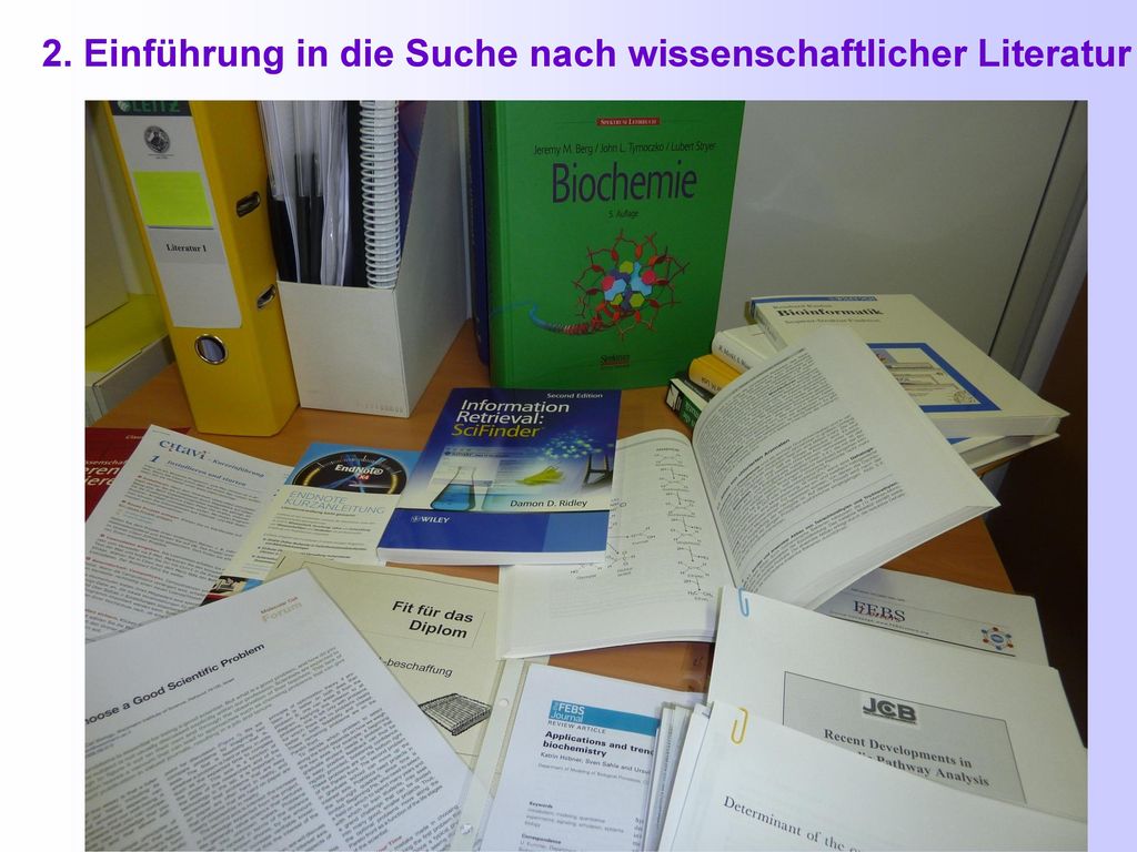 Blockkurs Literatursuche An Der Friedrich-Schiller-Universität Jena ...