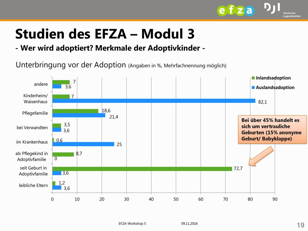 Studien des EFZA – Modul 3 - Wer wird adoptiert