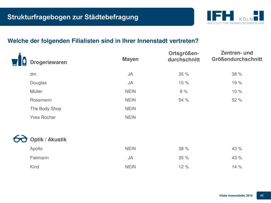 Strukturfragebogen zur Städtebefragung