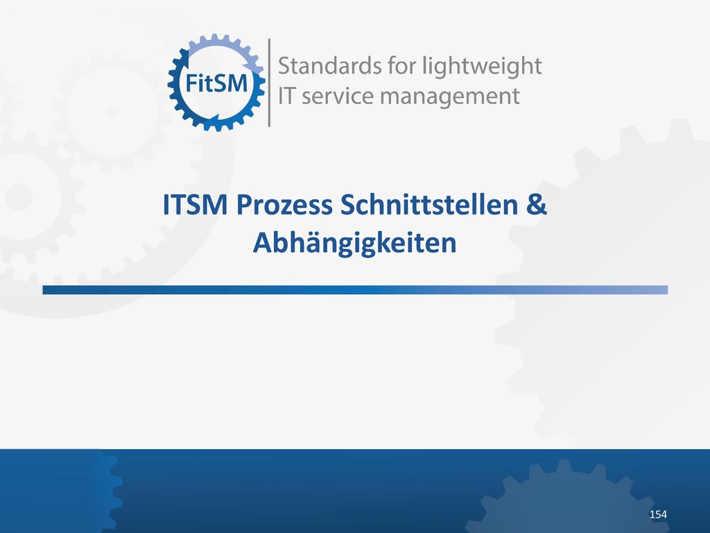 ITSM Prozess Schnittstellen & Abhängigkeiten