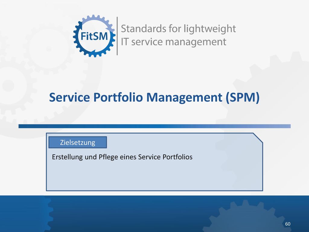 Service Portfolio Management (SPM)