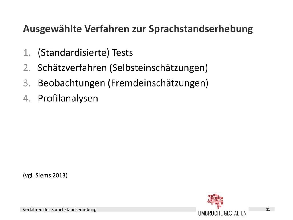 Diskussion Inwieweit sind die sprachlichen Leistungen von Schüler/innen der Grund für eine schlechte Leistungsbewertung im Fachunterricht