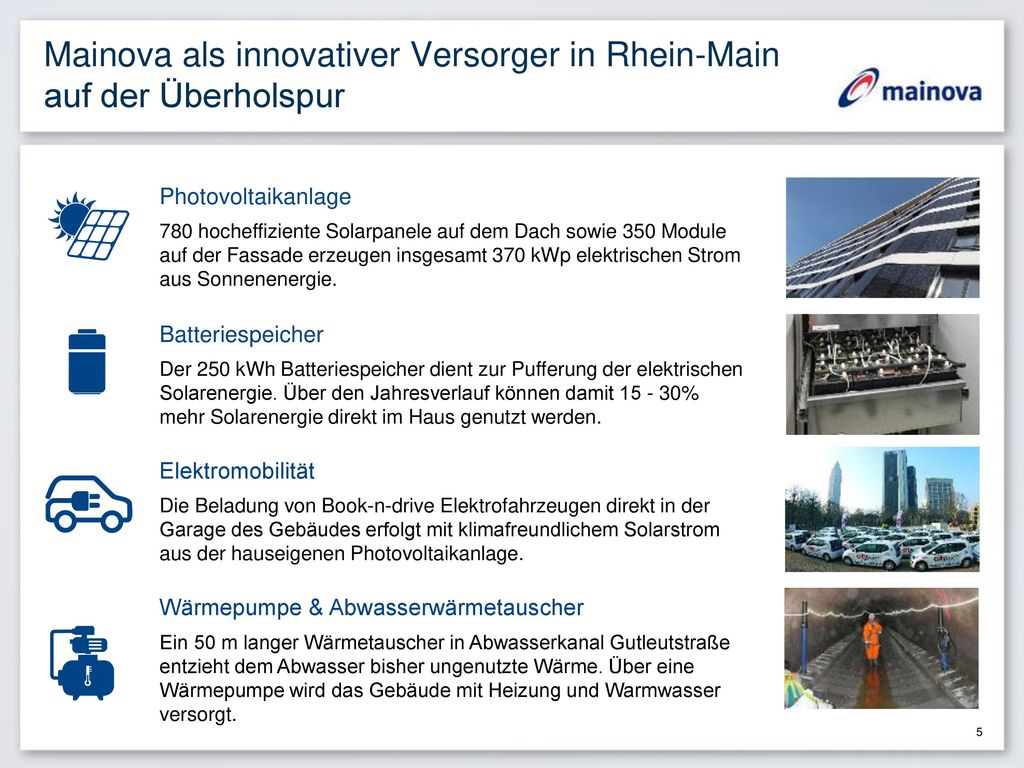 Mainova als innovativer Versorger in Rhein-Main auf der Überholspur