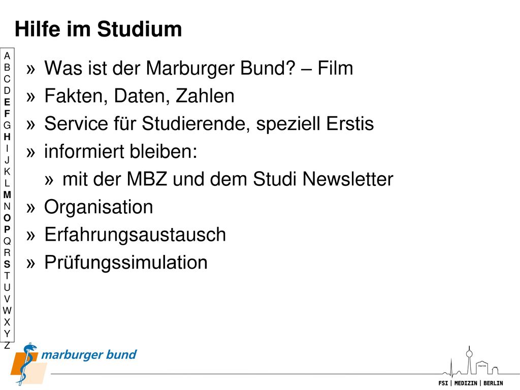 Hilfe im Studium Was ist der Marburger Bund – Film