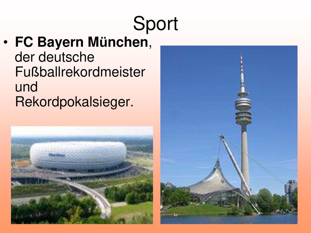 Sport FC Bayern München, der deutsche Fußballrekordmeister und Rekordpokalsieger.