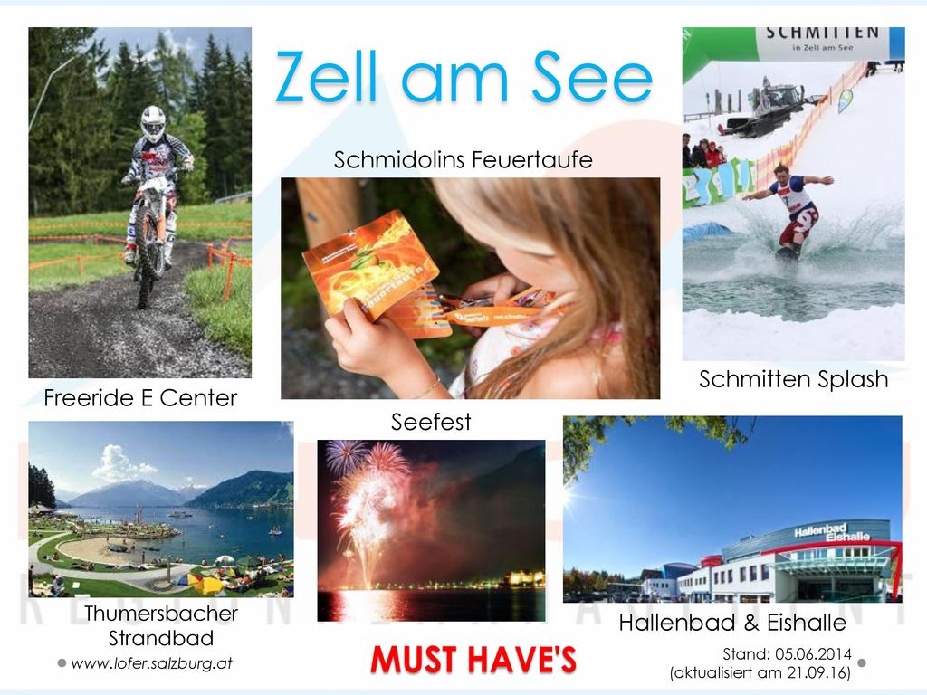 Zell am See MUST HAVE S Schmidolins Feuertaufe Schmitten Splash