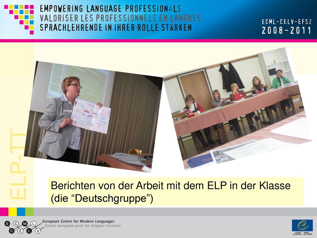 Berichten aus der Schulpraxis von der ELP in der Deutschgruppe