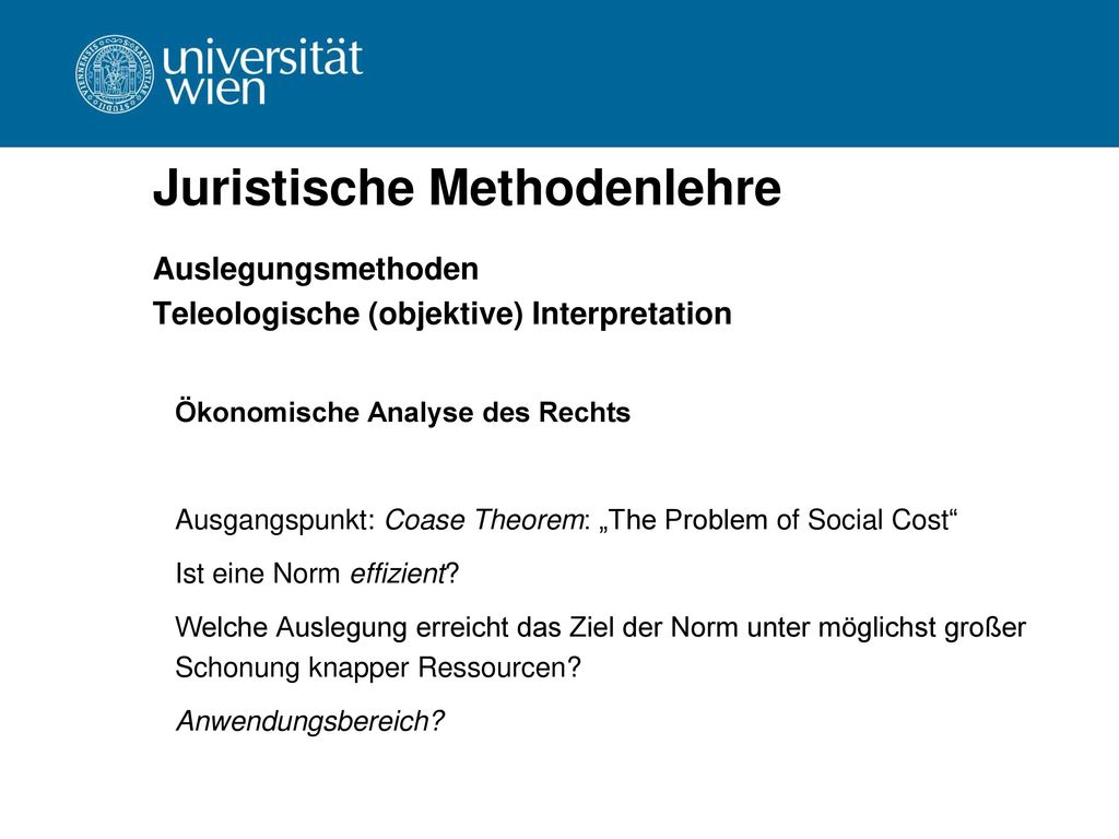 Juristische Methodenlehre