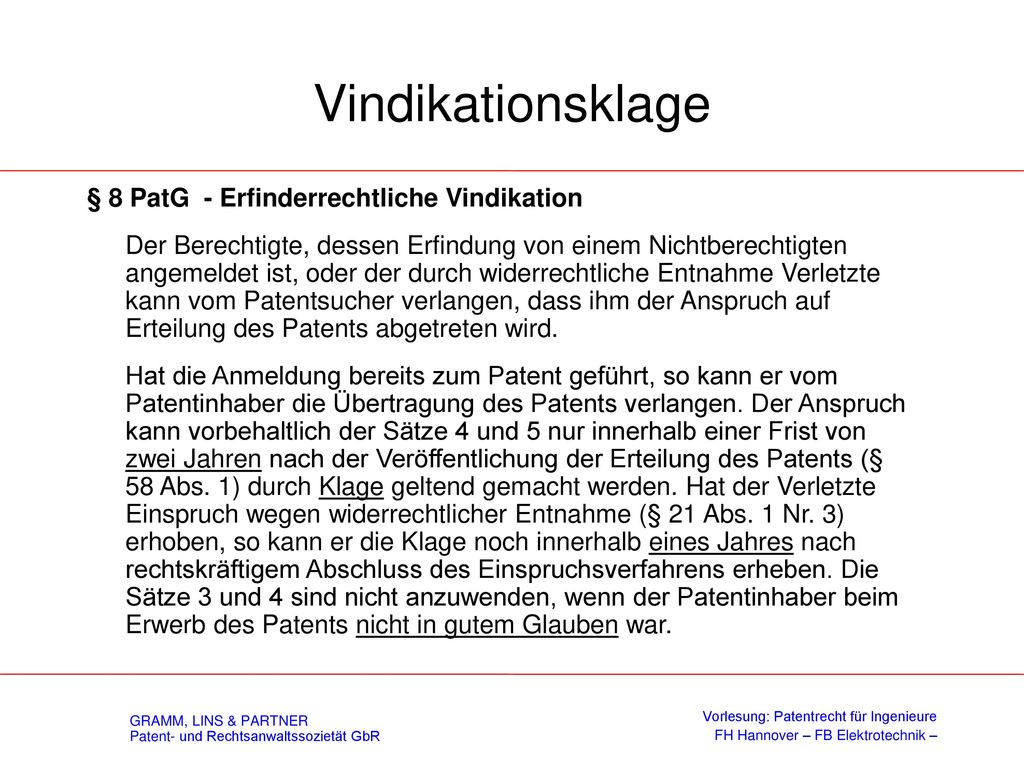 Widerrechtliche Entnahme