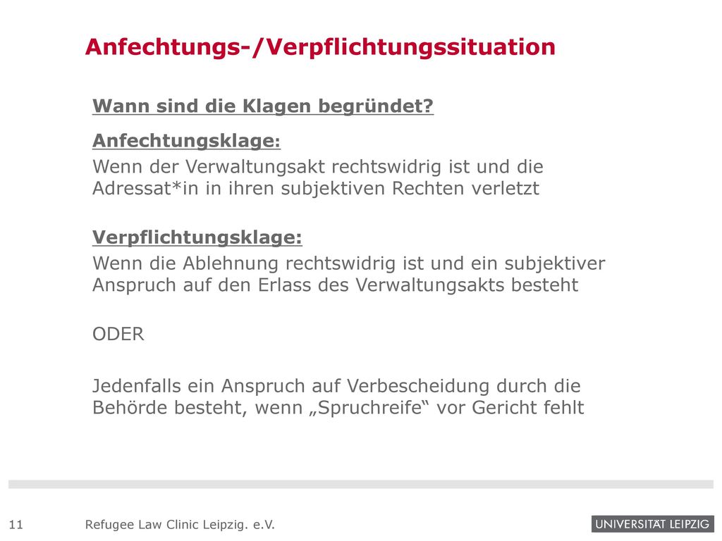 Tutorium Zur Vorlesung „Asyl- Und Aufenthaltsrecht“ Termin 2 - Ppt ...