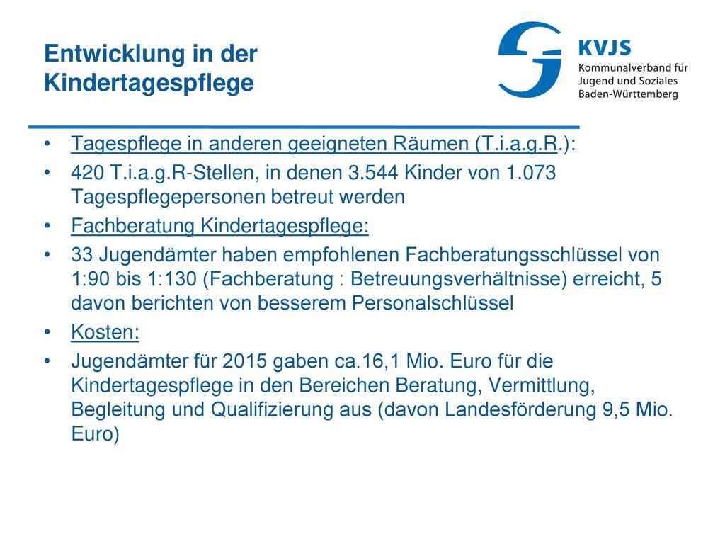 Entwicklung in der Kindertagespflege