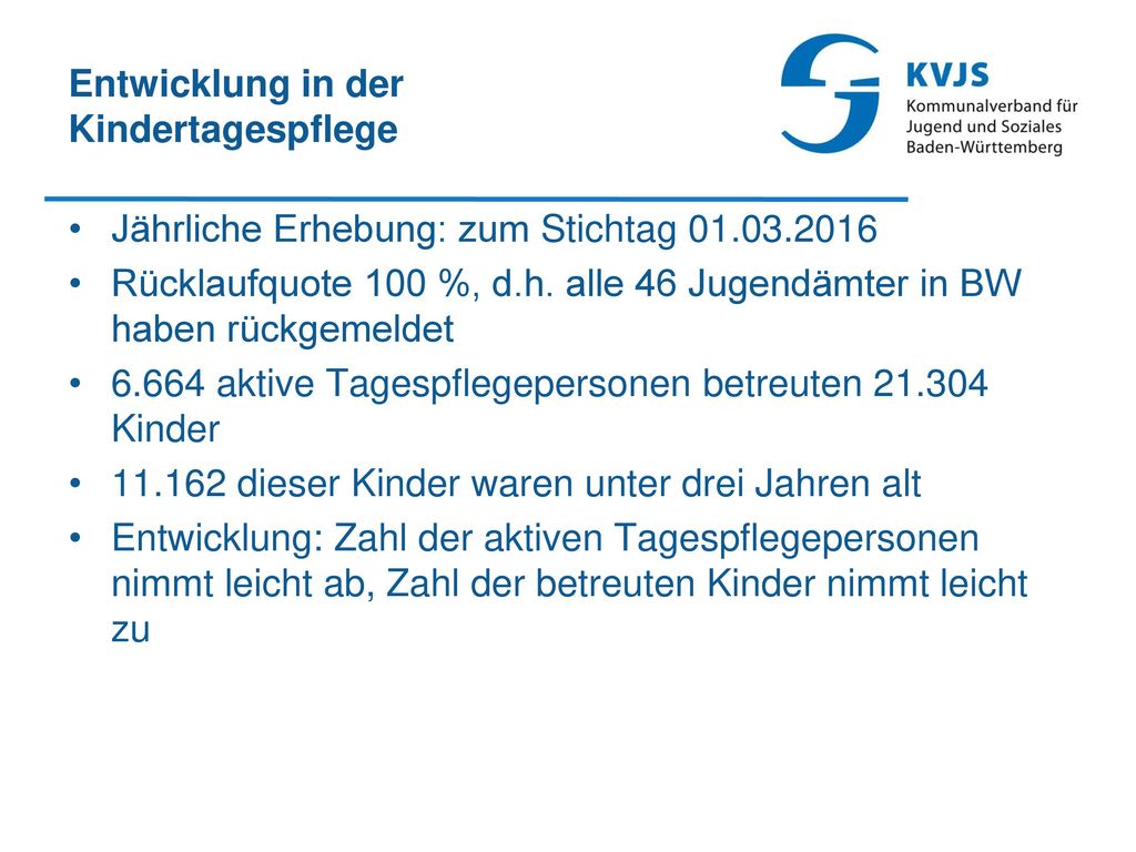 Entwicklung in der Kindertagespflege