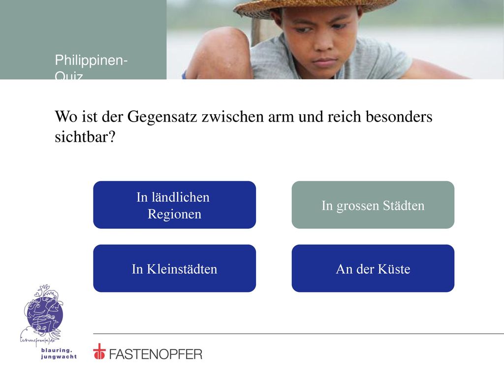 Wo ist der Gegensatz zwischen arm und reich besonders sichtbar