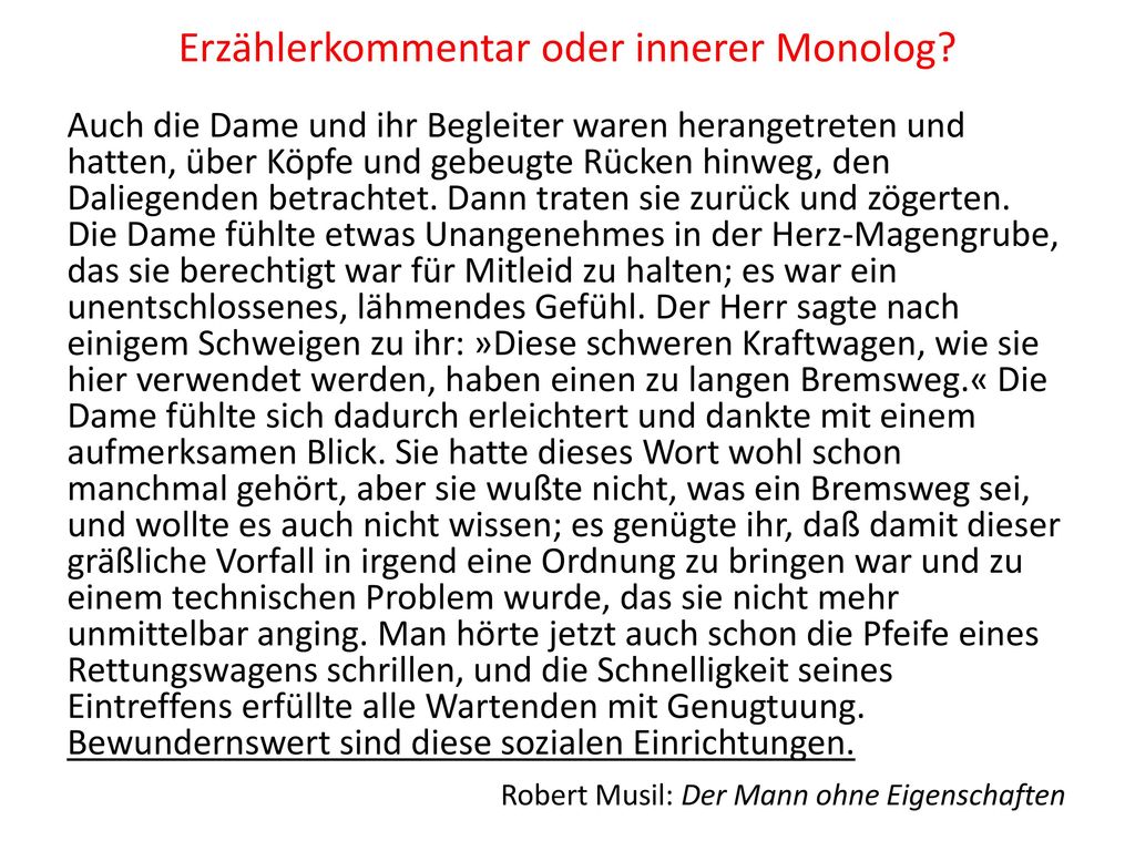 Erzahlmodus Und Figurenrede Ppt Herunterladen