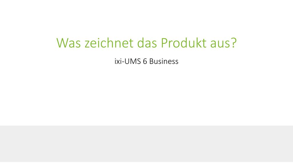 Was zeichnet das Produkt aus