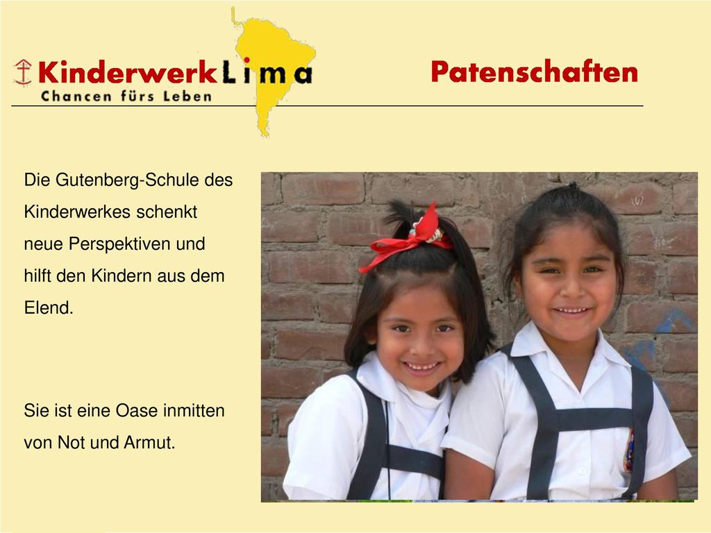 Die Gutenberg-Schule des Kinderwerkes schenkt neue Perspektiven und hilft den Kindern aus dem Elend.