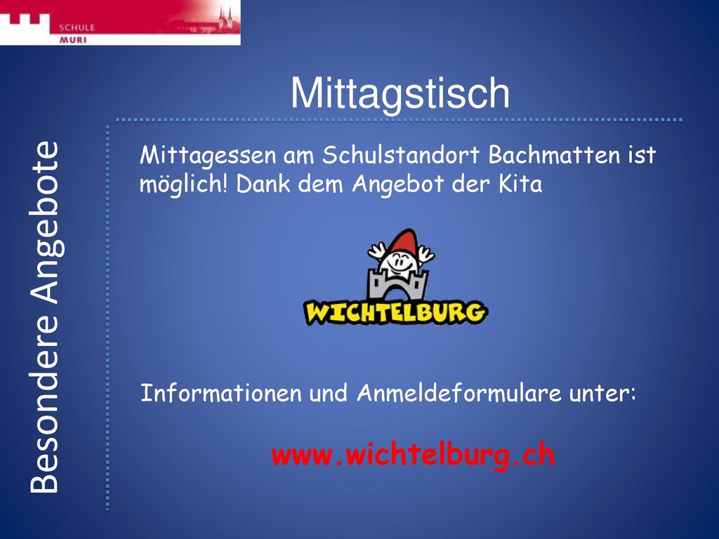 Mittagstisch Besondere Angebote