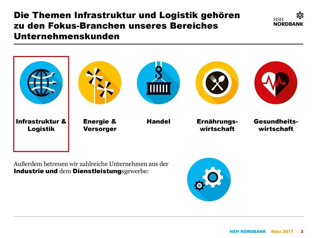 Die Themen Infrastruktur und Logistik gehören zu den Fokus-Branchen unseres Bereiches Unternehmenskunden