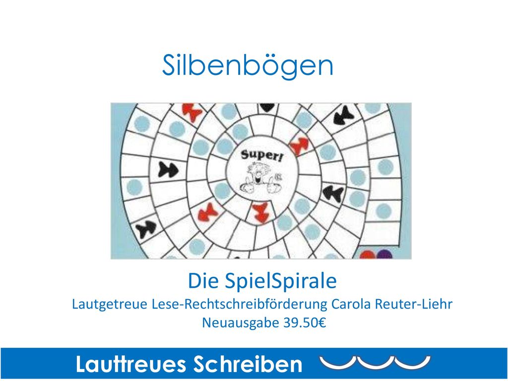Schwin gen glie dert Wör ter in Sil ben deut li ches Spre chen