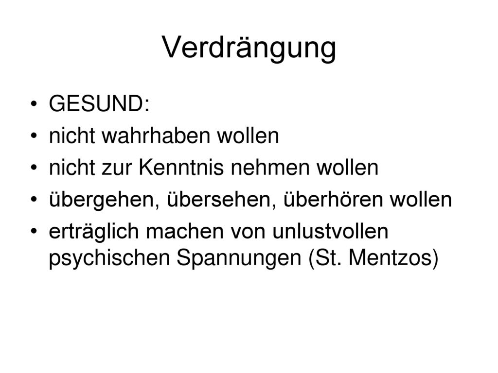 Abwehrmechanismen Wvb Prof Dr R Erkwoh Ppt Herunterladen