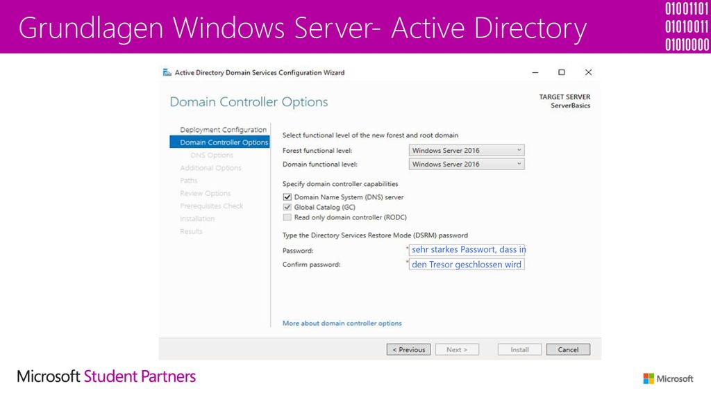 Grundlagen Windows Server- Active Directory