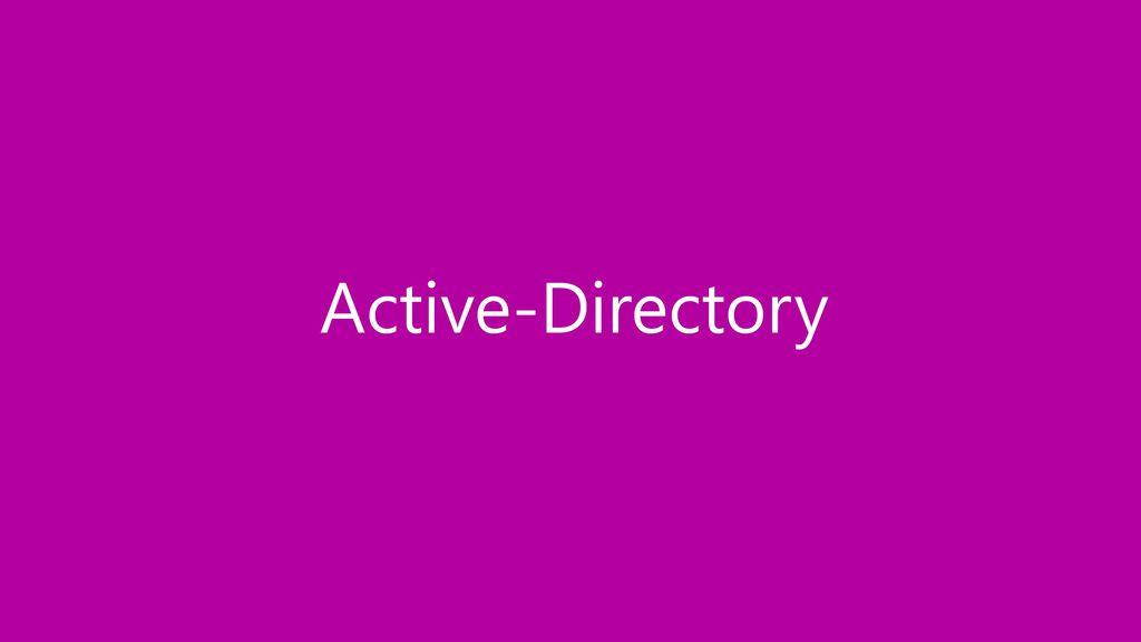 Active-Directory