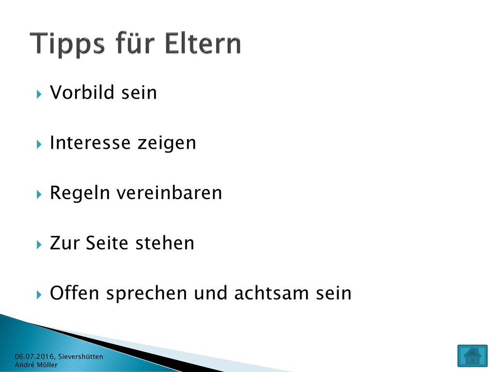 Tipps für Eltern Vorbild sein Interesse zeigen Regeln vereinbaren