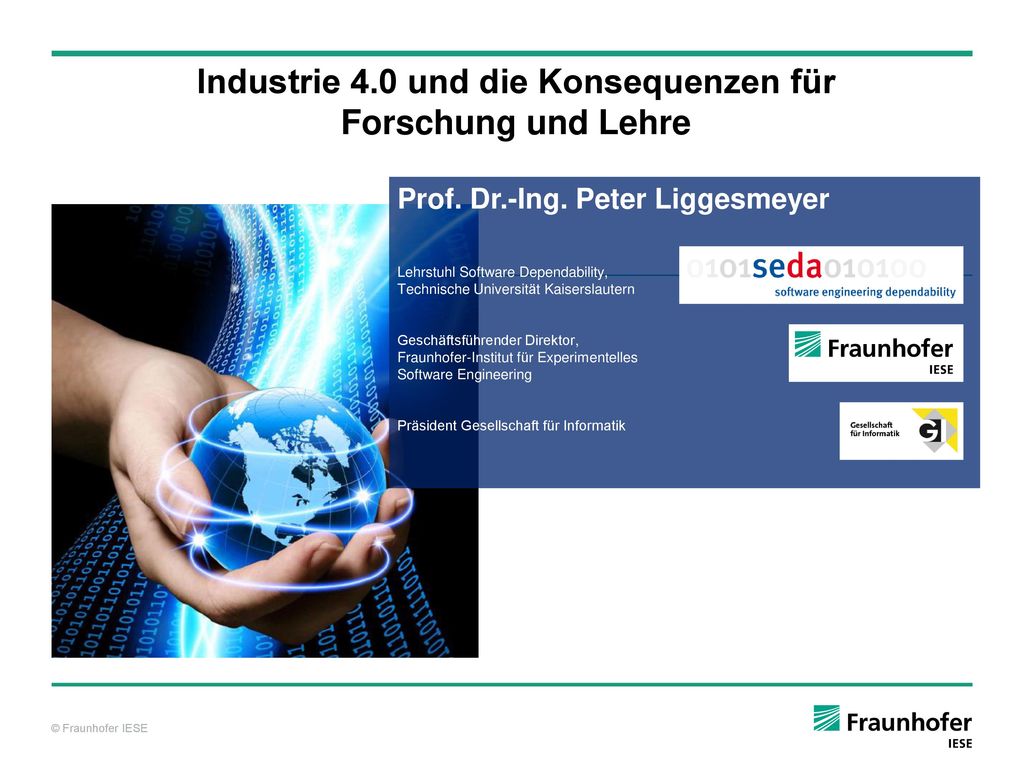Industrie 4.0 und die Konsequenzen für Forschung und Lehre