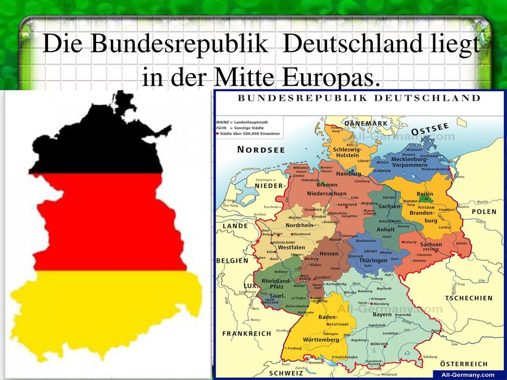 Deutschland перевод. Bundesrepublik Deutschland карта. Бундесрепублик Дойчланд. Bundesrepublik на карте Германии. Карта Бундесрепублик Дойчланд.