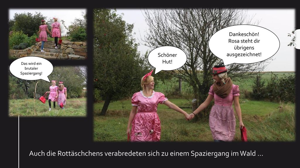 Dankeschön! Rosa steht dir übrigens ausgezeichnet! Schöner Hut! Das wird ein brutaler Spaziergang!