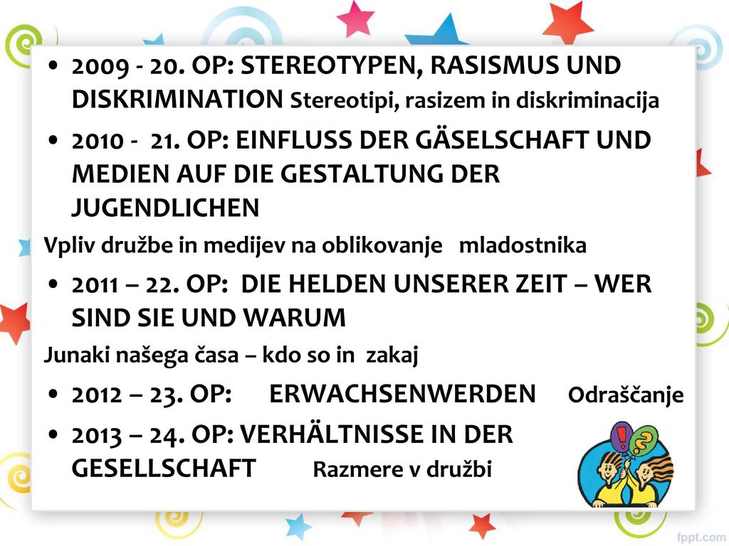 2011 – 22. OP: DIE HELDEN UNSERER ZEIT – WER SIND SIE UND WARUM