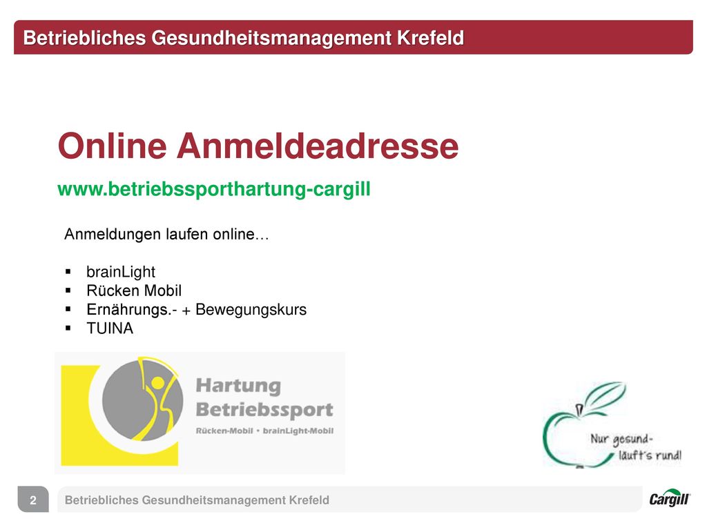 Bewegte Pause Bewegte Pause für unsere Schichtarbeiter (Produktion)  (Dauer der bewegten Pause 15Min. zwischen 16:00Uhr – 19:00Uhr)