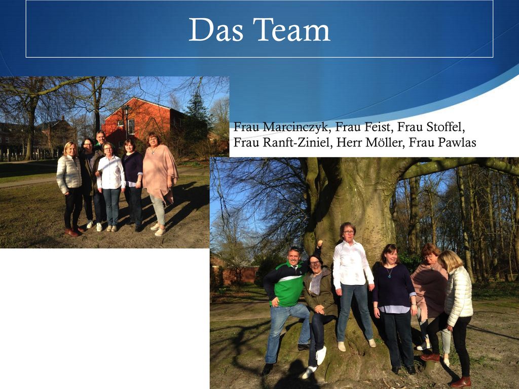 Das Team Frau Marcinczyk, Frau Feist, Frau Stoffel, Frau Ranft-Ziniel, Herr Möller, Frau Pawlas
