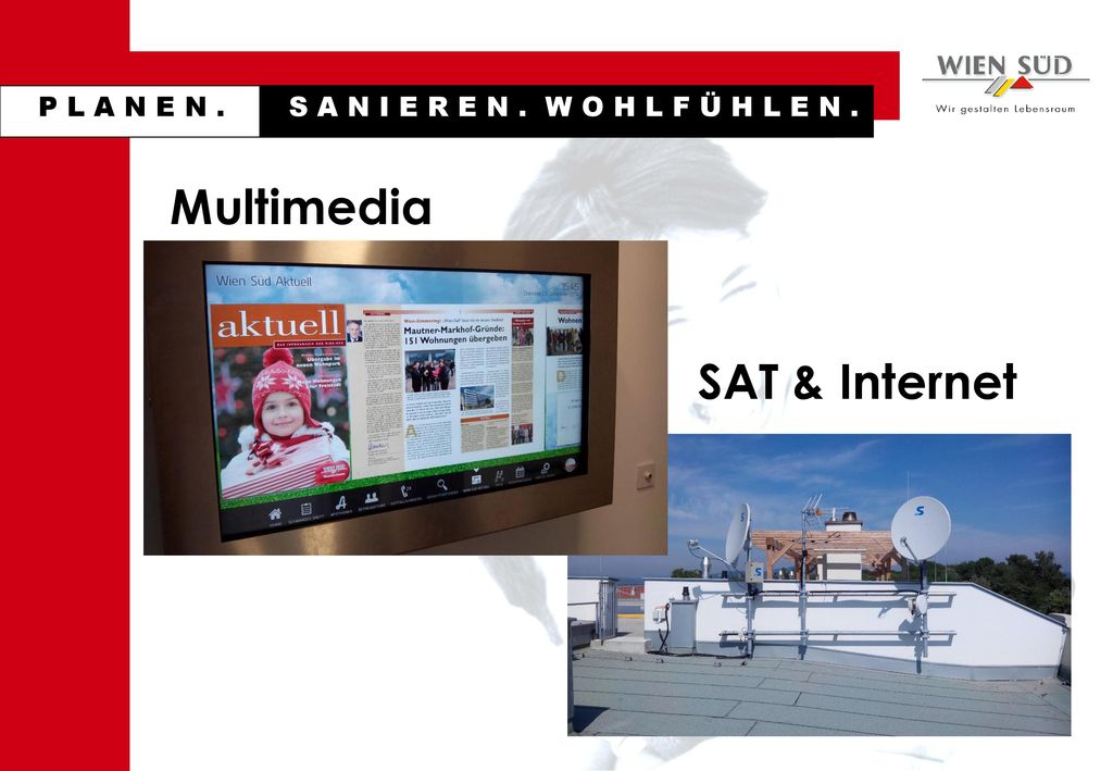 Multimedia SAT & Internet P L A N E N .